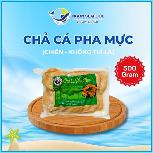 Chả Cá Pha Mực (Không Thì Là) - Hút Chân Không - Khay 500gr